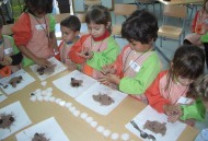 Altra vegada amb els petits de 3 a 5 anys a l'escola Els Estanys