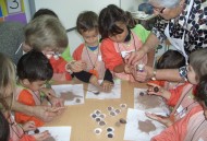 Altra vegada amb els petits de 3 a 5 anys a l'escola Els Estanys
